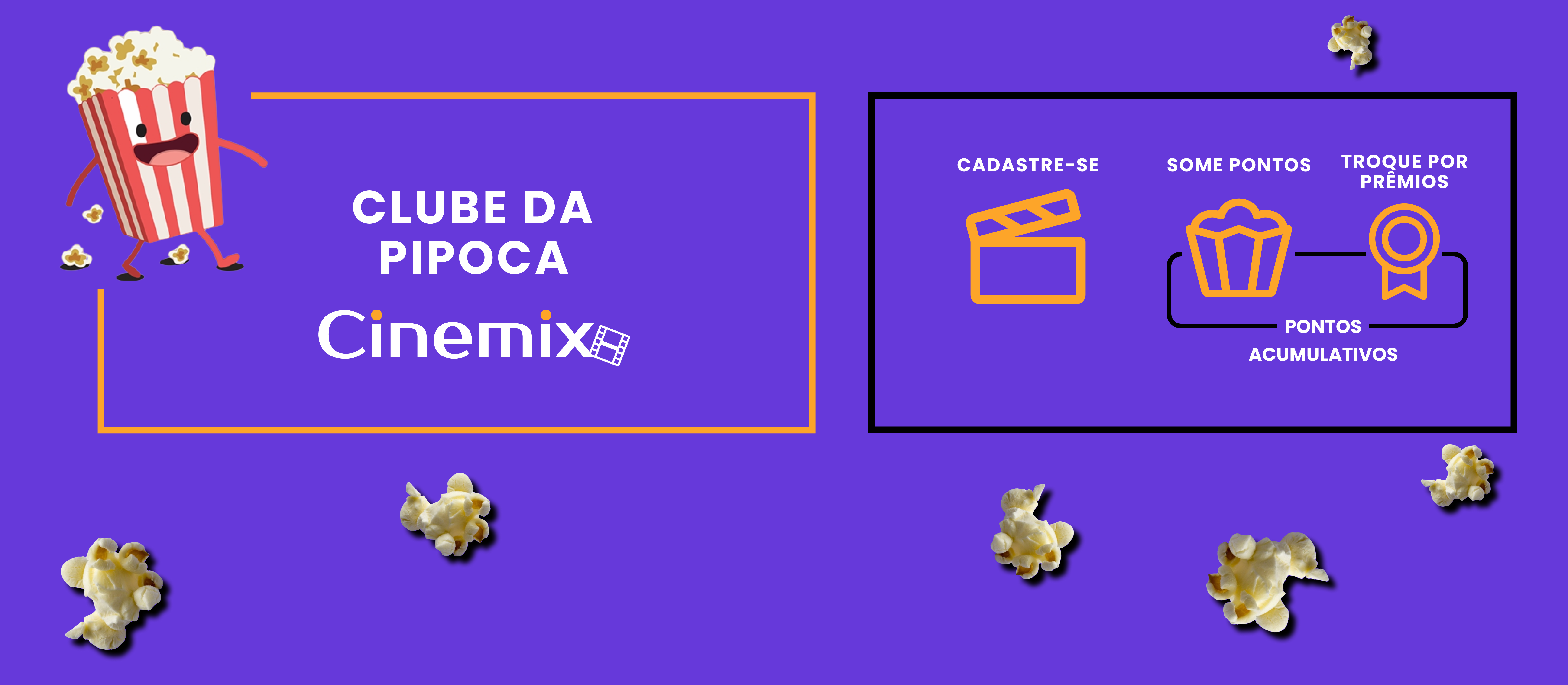 Banner clube da pipoca